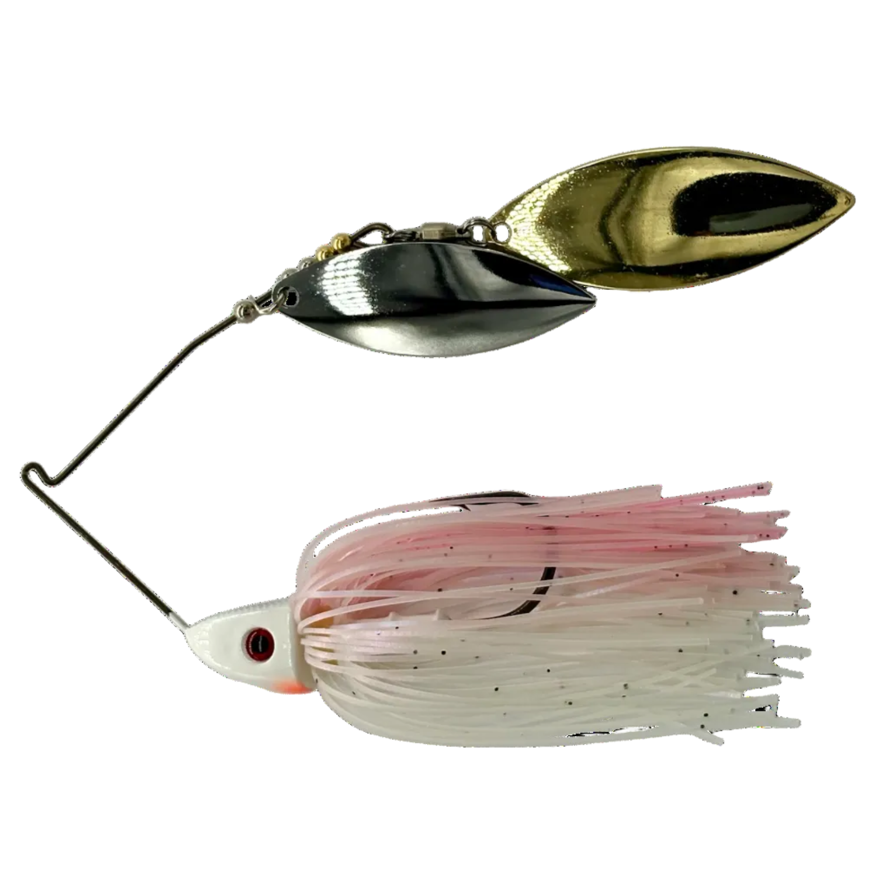 Bassman Spinnerbait 3-4oz TW Double Willow Lure in Pink Shad Colourway