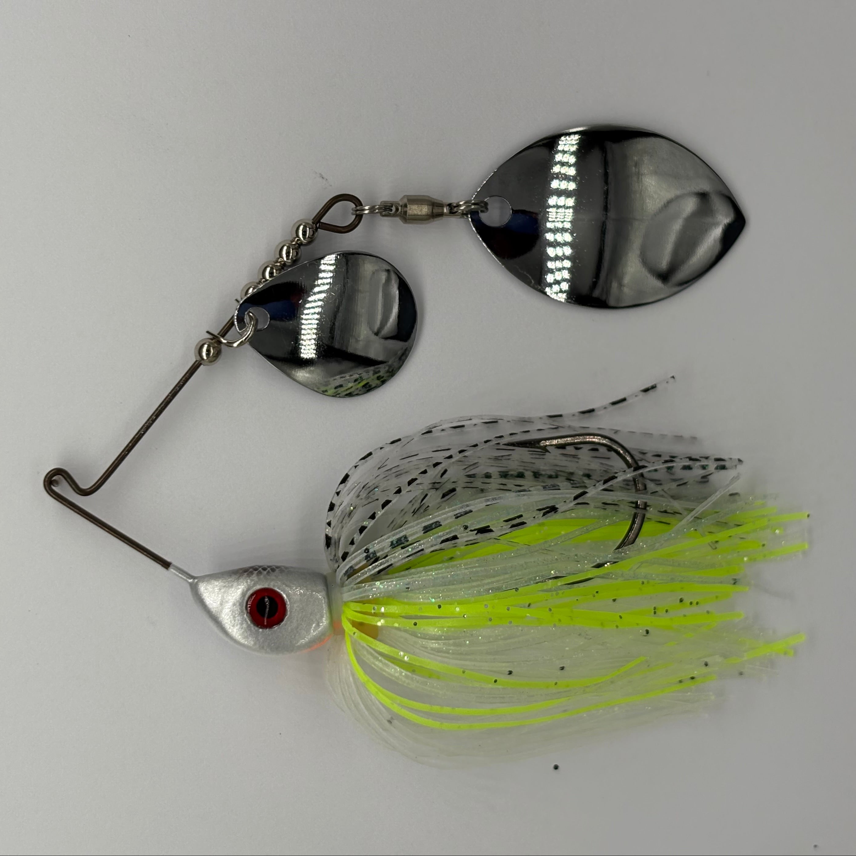 Bassman Spinnerbaits 3-8oz Compact Mag Willow in Chart Shad Colourway