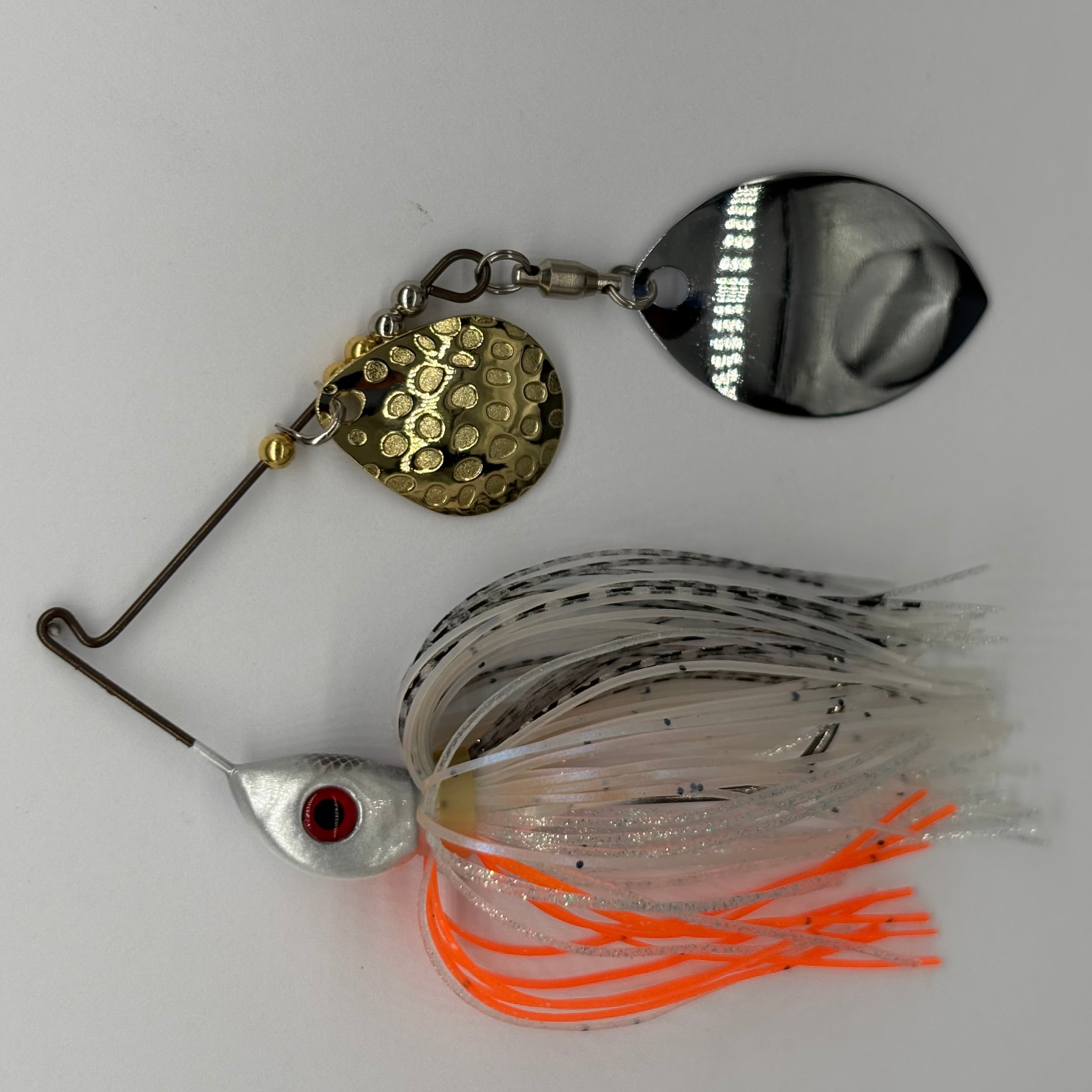 Bassman Spinnerbaits 3-8oz Compact Mag Willow in Dirty Shad Colourway