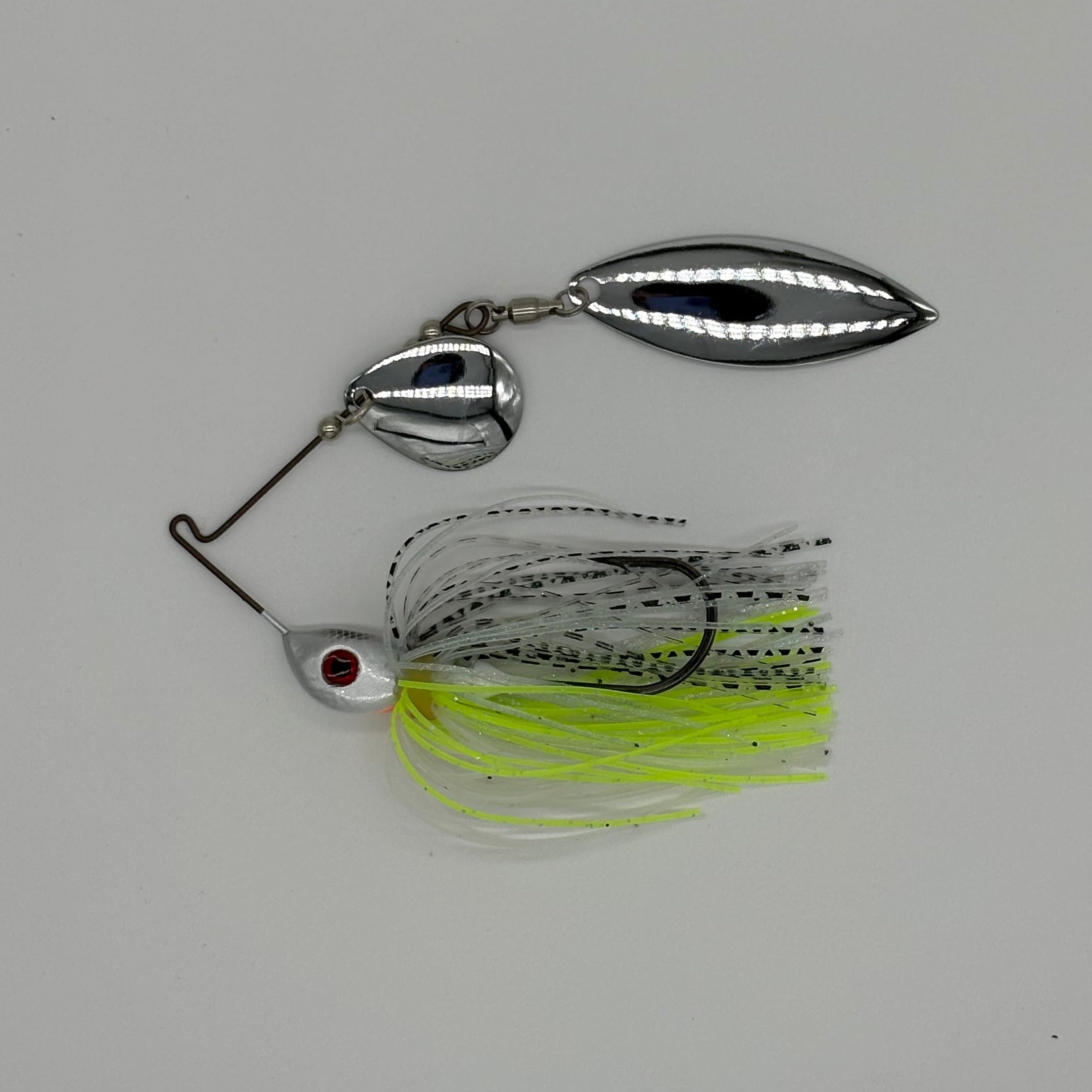 Bassman spinnerbait compact tandem in Chart Shad colourway