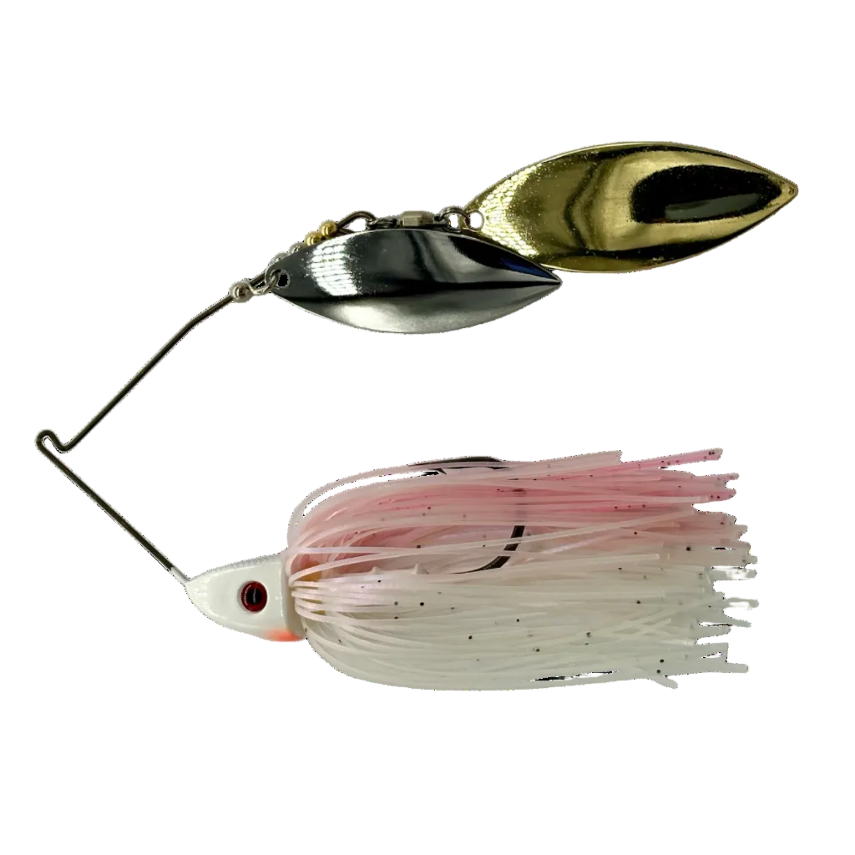 Bassman Spinnerbait TW Double Willow Lure in Pink Shad Colourway