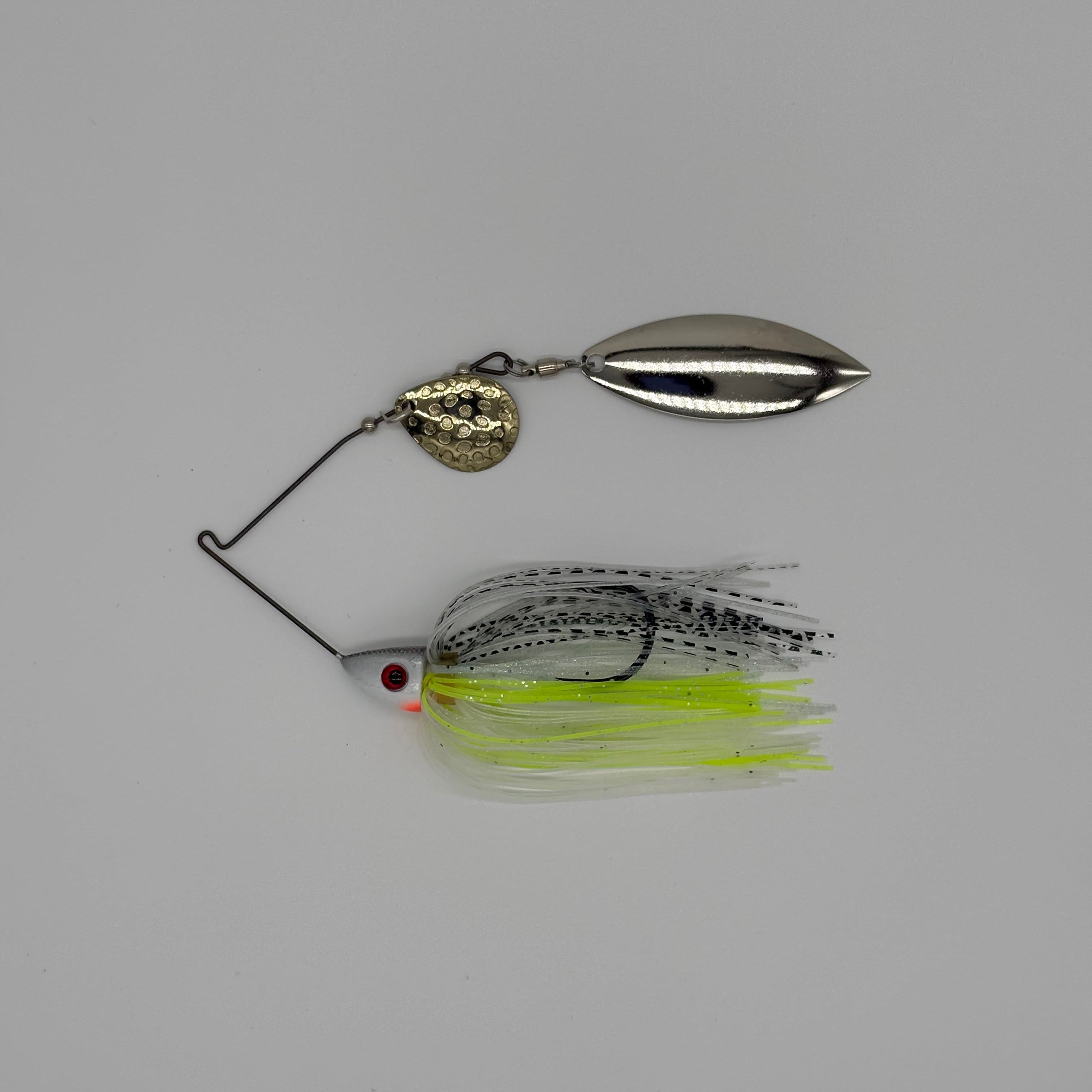 Bassman spinnerbait Tandem Lure in Chart Shad colourway