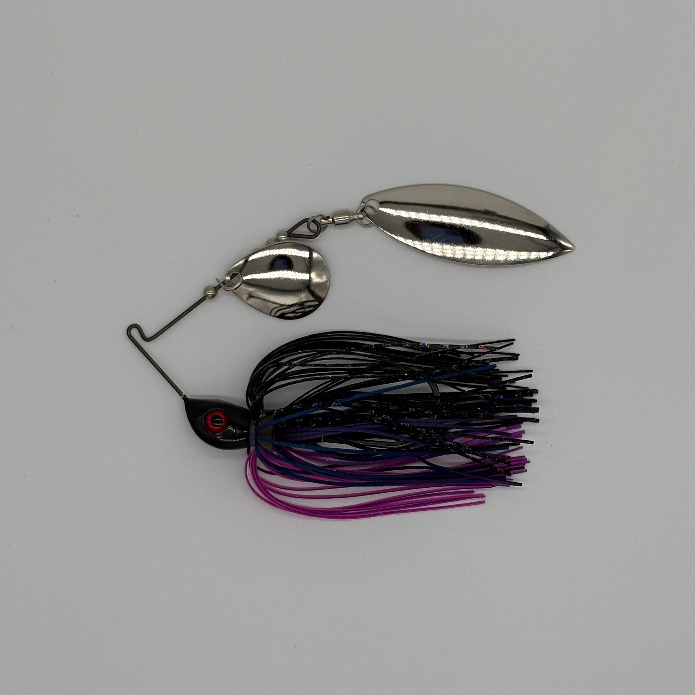 Bassman Spinnerbaits 1-2oz Compact Tandem in Phantom Colourway