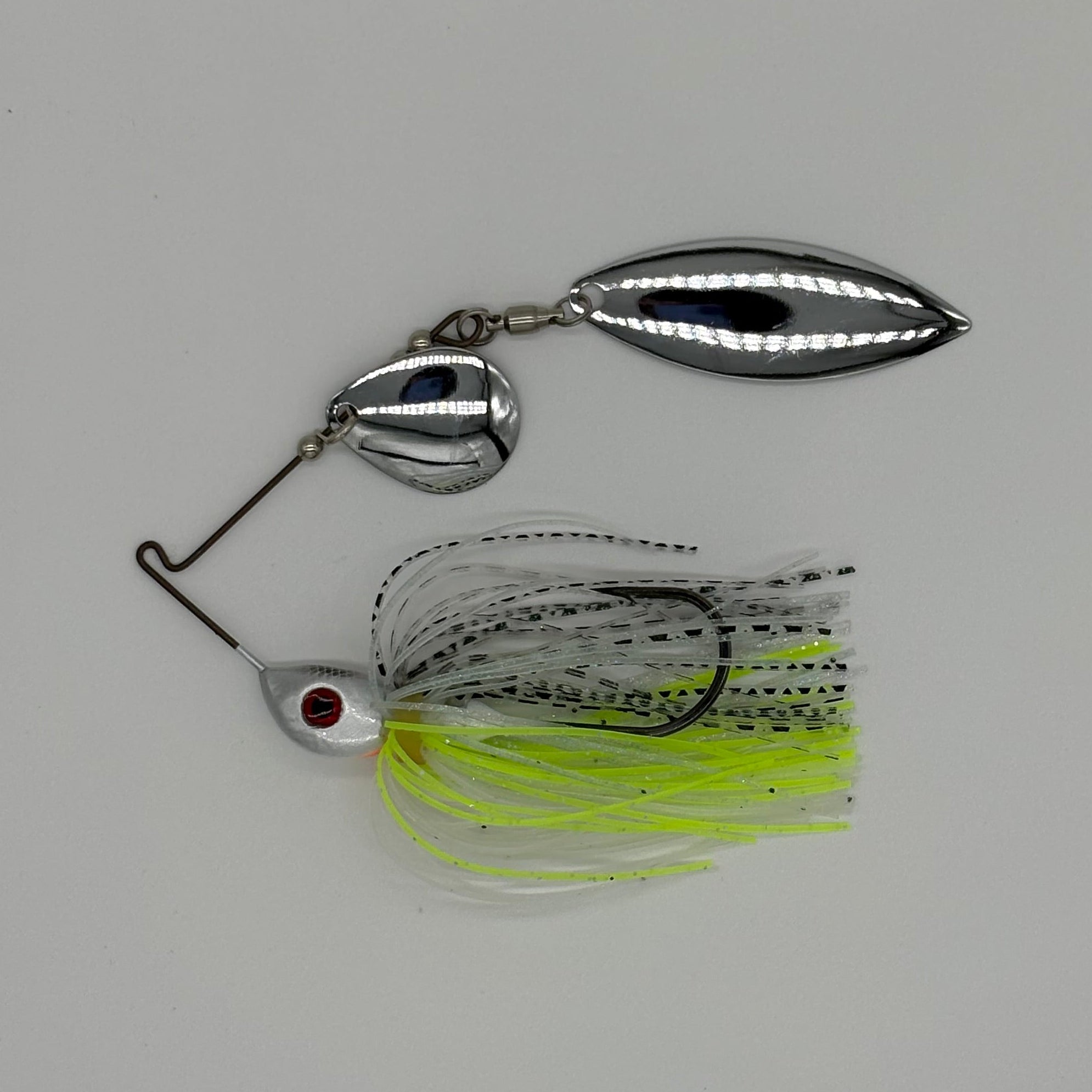 Bassman Spinnerbaits 1-2oz Compact Tandem in Chart Shad Colourway
