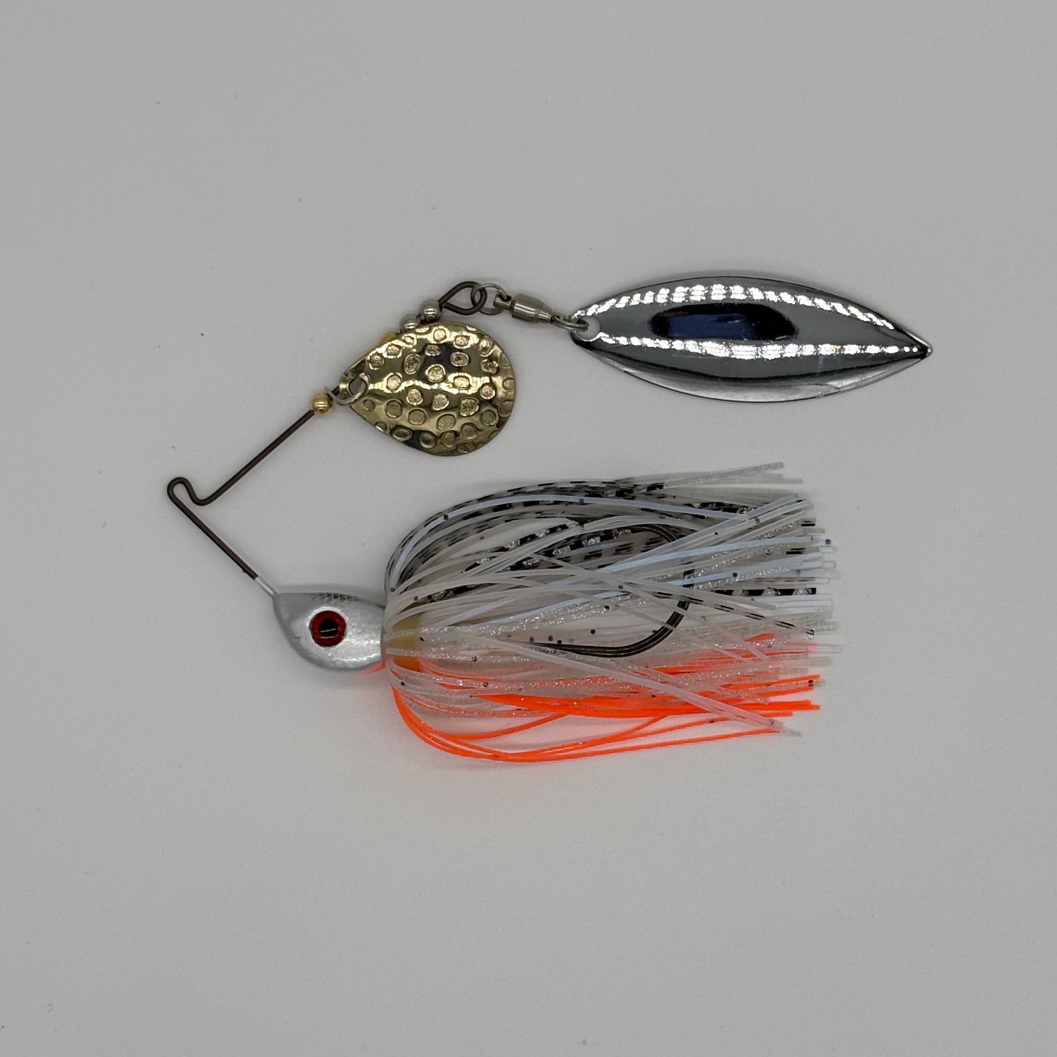 Bassman spinnerbait compact tandem in Dirty Shad colourway